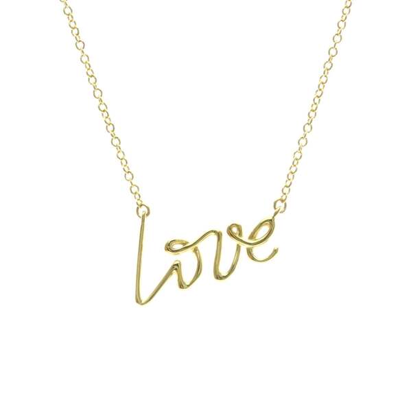 Tiffany & Co. Jewelry - TIFFANY 18k Gold Love Necklace